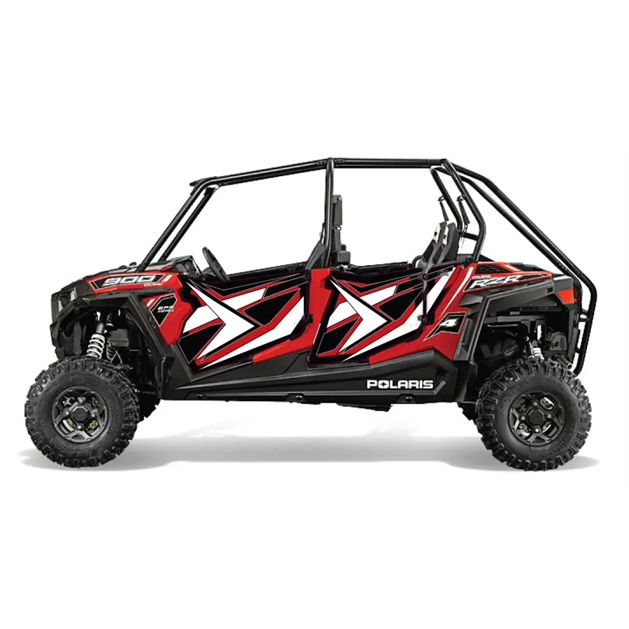 Trail Armor GenX Slide On Four Door Graphics Kit - 2015 RZR 4 900 EPS Havasu Red Pearl - Graphics