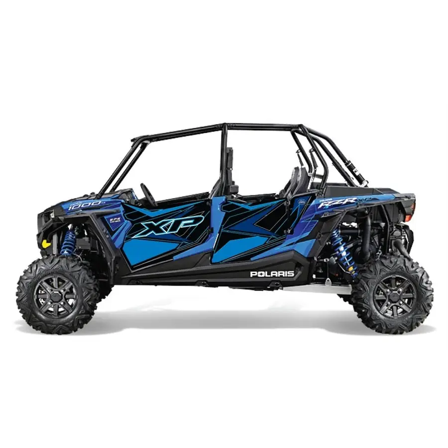 Trail Armor GenX Slide On Four Door Graphics Kit - 2015 RZR 4 XP 1000 EPS Voodoo Blue - Graphics