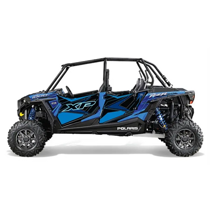 Trail Armor GenX Slide On Four Door Graphics Kit - 2015 RZR 4 XP 1000 EPS Voodoo Blue - Graphics