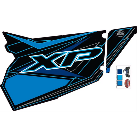 Trail Armor GenX Slide On Two Door Graphics Kit - 2015 RZR XP 1000 EPS VOODOO BLUE - Graphics