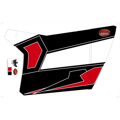 Trail Armor GenX Two Door Graphics Kit - 2013 RZR XP 900 EPS Walker Evans Black-White LE - Graphics