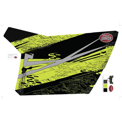 Trail Armor GenX Two Door Graphics Kit - 2013 RZR XP 900 Stealth Black Evasive Green - Graphics