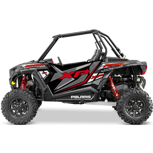 Trail Armor GenX Two Door Graphics Kit - 2014 RZR XP 1000 Black Pearl - Graphics
