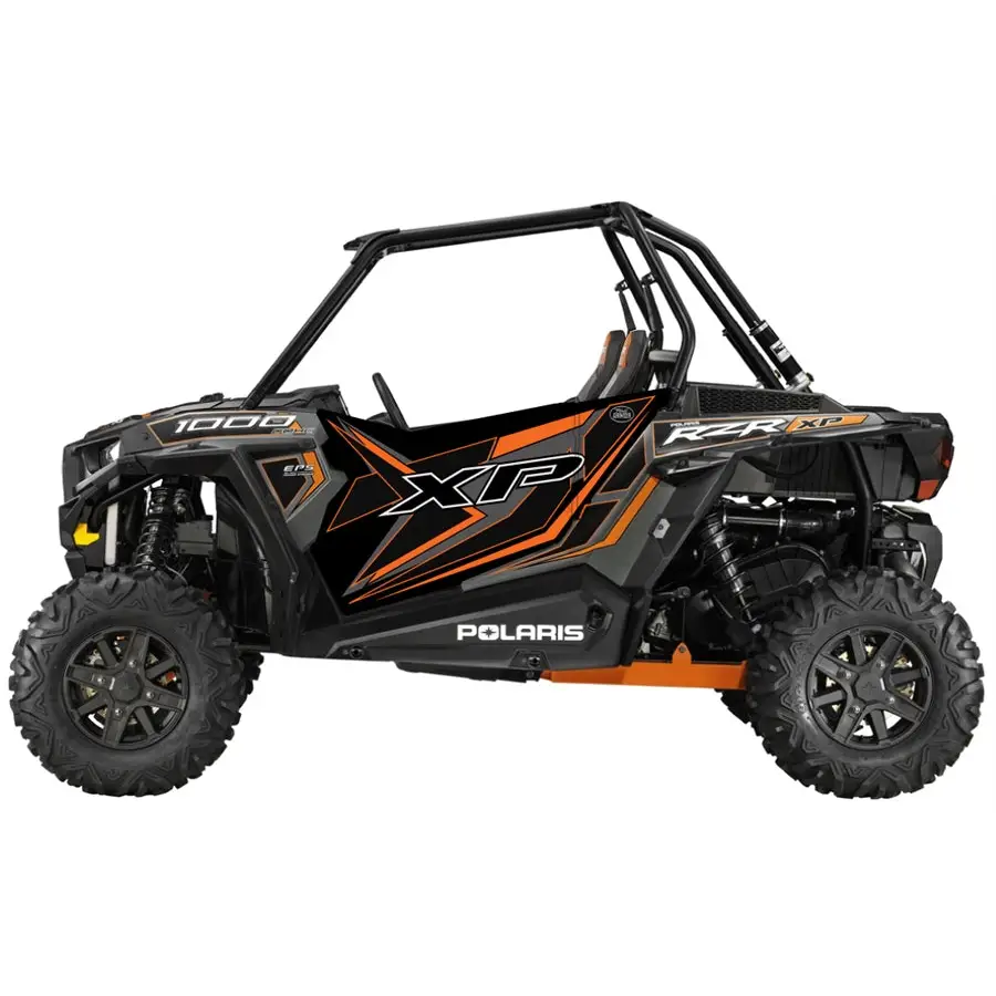 Trail Armor GenX Two Door Graphics Kit - 2014 RZR XP 1000 Titanium Matte Metallic - Graphics