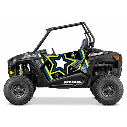 Trail Armor GenX Two Door Graphics Kit - 2015 RZR S 900 EPS Black Pearl - Graphics