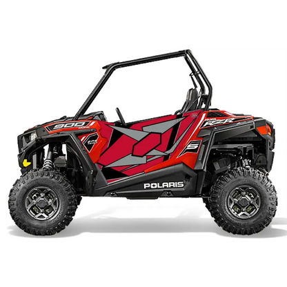 Trail Armor GenX Two Door Graphics Kit - 2015 RZR S 900 EPS Havasu Red Pearl - Graphics
