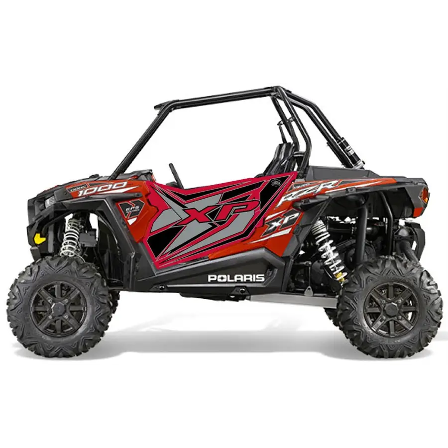 Trail Armor GenX Two Door Graphics Kit - 2015 RZR XP 1000 EPS HAVASU RED PEARL - Graphics