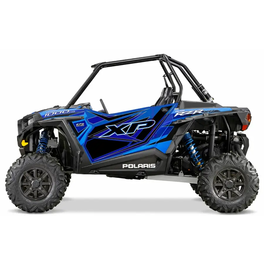 Trail Armor GenX Two Door Graphics Kit - 2015 RZR XP 1000 EPS VOODOO BLUE - Graphics