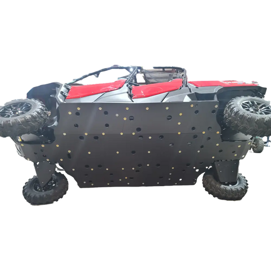 Trail Armor Honda Pioneer 1000-6 Crew Full Skids 2023 - 2024 - Black - Skid Plates