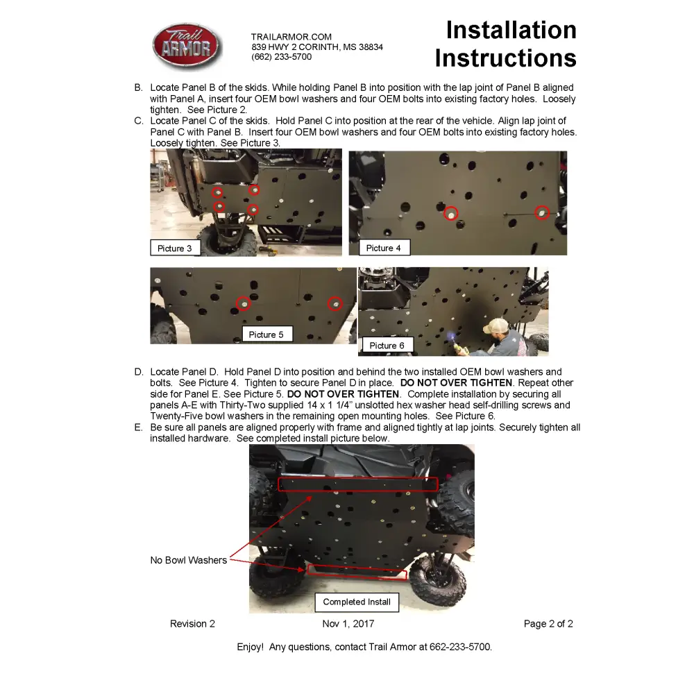 Trail Armor Honda Pioneer 1000 and 1000-5 Full Skids 2016 - 2024 - Skid Plates