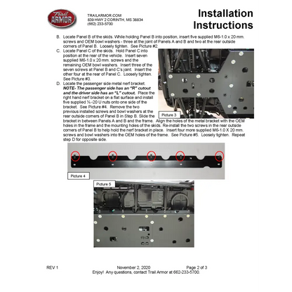 Trail Armor Honda Pioneer 700-4 Full Skids 2014 - 2024 - Skid Plates