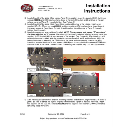 Trail Armor Honda Pioneer 700 Pioneer 700 Deluxe Full Skids - Skid Plates