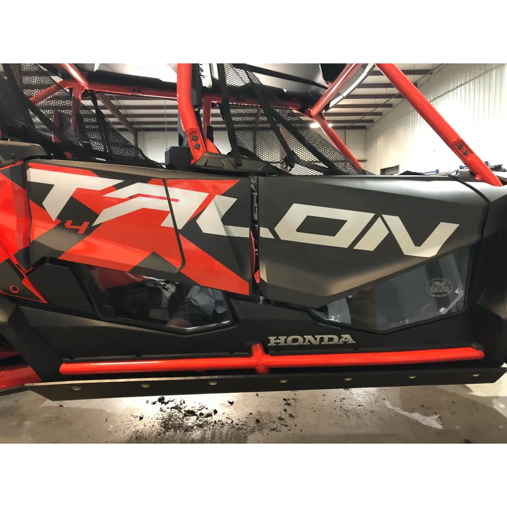 Trail Armor Honda Talon 1000X-4 1000X-4 Live Valve Lower Door Insert Kit - Black - Doors