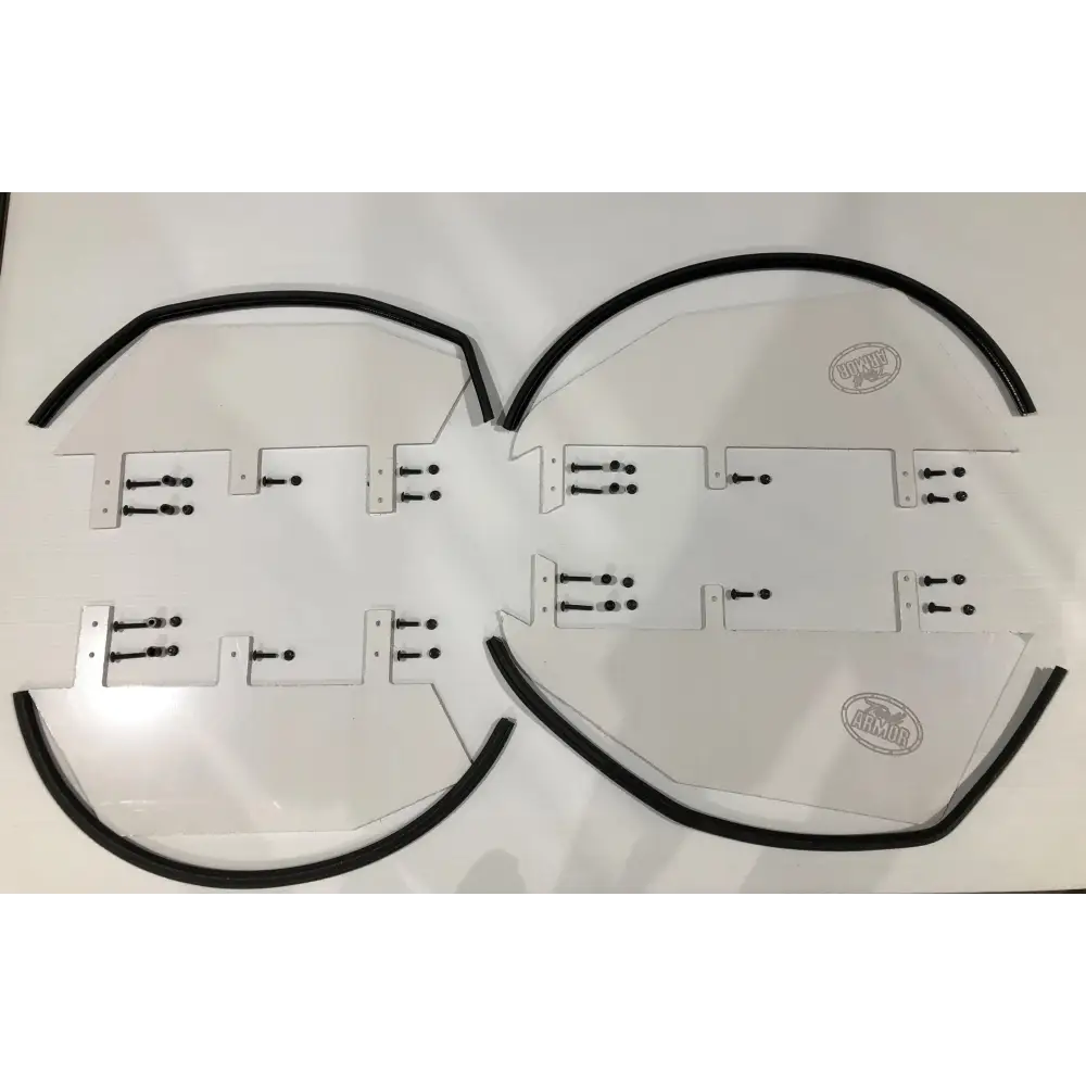 Trail Armor Honda Talon 1000X-4 1000X-4 Live Valve Lower Door Insert Kit - Clear - Doors