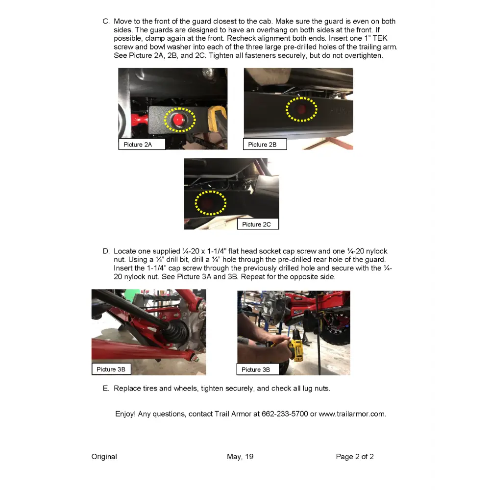 Trail Armor Honda Talon 1000X Talon 1000X Fox Live Valve Talon 1000X-4 Talon 1000 X-4 Fox Live Valve Honda Talon 1000
