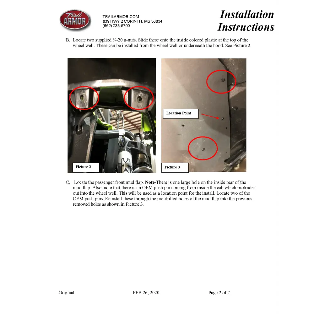 Trail Armor Honda Talon R Talon X Talon 1000 X-4 Talon 1000 RS Talon 1000 XS Talon 1000 XS-4 Mud Flap Fender Extensions