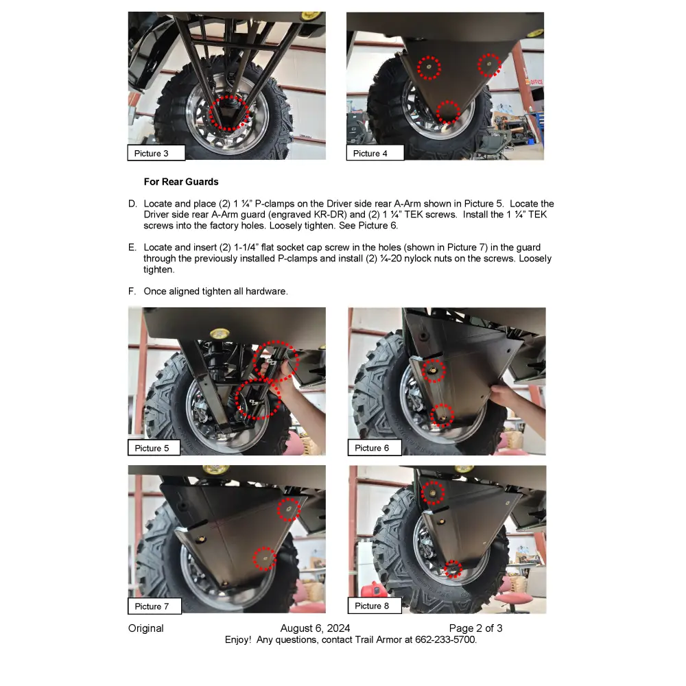 Trail Armor Kawasaki Ridge and Ridge XR iMpact A-arm guards - A-Arm Guards