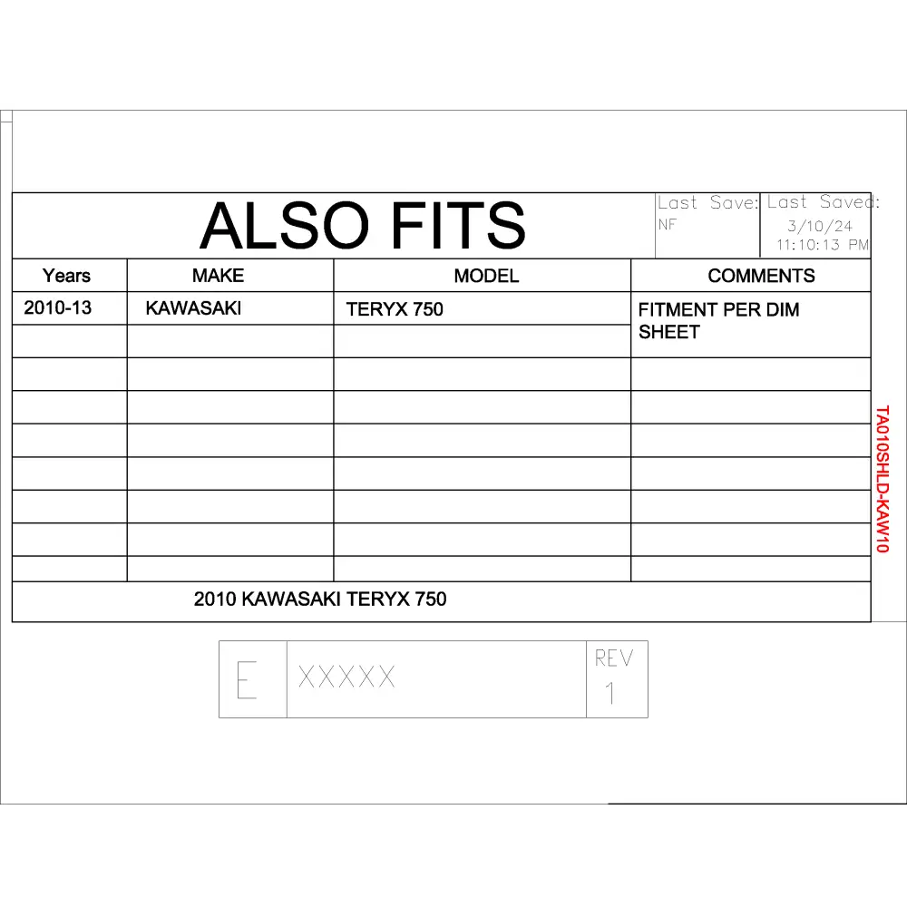 Trail Armor Kawasaki Teryx CoolFlo Windshield 2010 - 2013 - Windshields