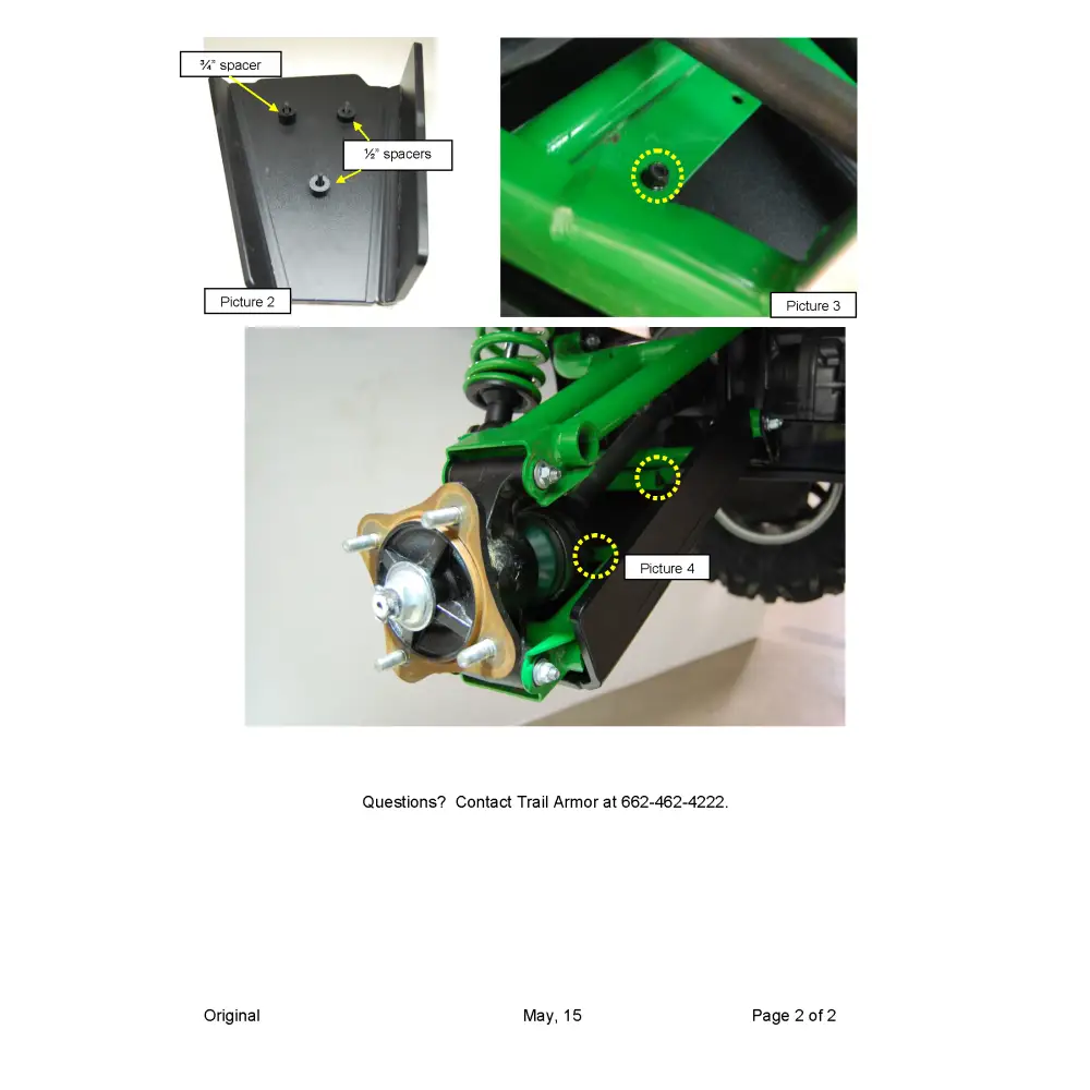 Trail Armor Kawasaki TERYX4 LE TERYX4 Camo TERYX4 and TERYX TERYX LE TERYX Camo iMpact A-Arm Guards - A-Arm Guards