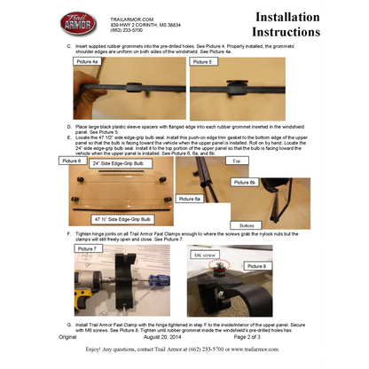 Trail Armor Polaris 2015 - 2018 RZR 4 900 RZR 4 900 S and 2019 RZR 4 1000 S Rear Window Dust Shield - Windshields