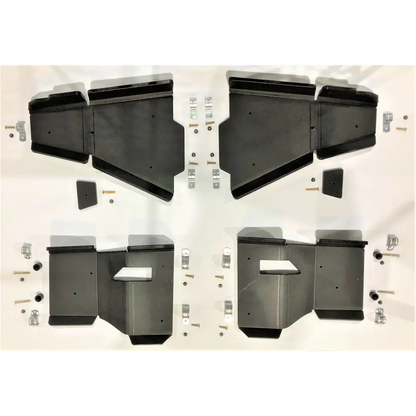 Trail Armor Polaris General XP 1000 and General XP 4 1000 IMpact A-Arm Guards Front and Rear 2020 - 2024 - BLACK