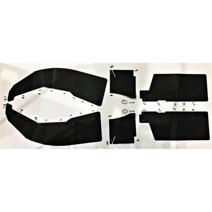 Trail Armor Polaris General XP 1000 and General XP 4 1000 Mud Flap Fender Extensions 2020 - 2024 - Mudshields
