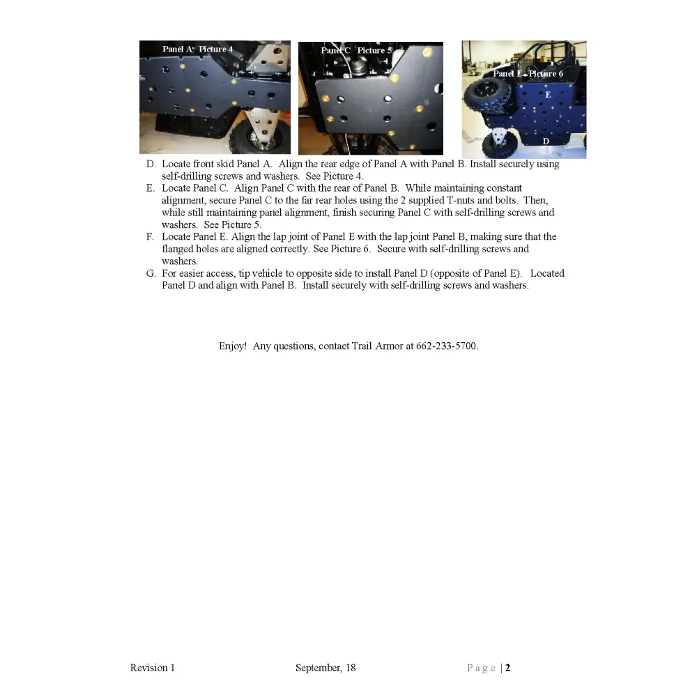 Trail Armor Polaris Midsize 800 400 500 and EV Full Skids with Integrated Sliders - Skid Plates