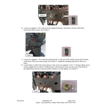 Trail Armor Polaris Ranger 1000 Full Skids 2020 - Skid Plates