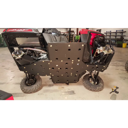 Trail Armor Polaris Ranger 570 Full Size Economy (Struts) Full Skids with Sliders 2016 - 2024 - Skid Plates