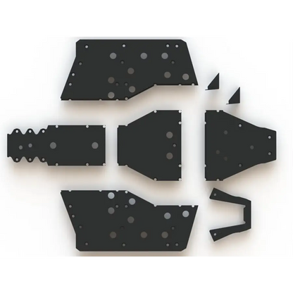 Trail Armor Polaris Ranger XP 900 Ranger XP 1000 and Ranger Full Size XP 570 Full Skids with Sliders - Skid Plates