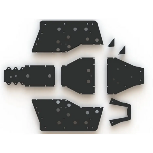 Trail Armor Polaris Ranger XP 900 Ranger XP 1000 and Ranger Full Size XP 570 Full Skids with Sliders - Skid Plates