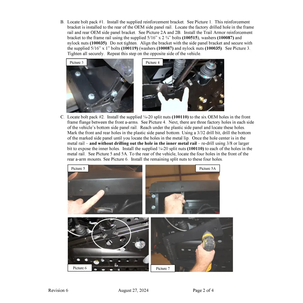 Trail Armor Polaris Ranger XP 900 Ranger XP 1000 and Ranger Full Size XP 570 Full Skids with Sliders - Skid Plates