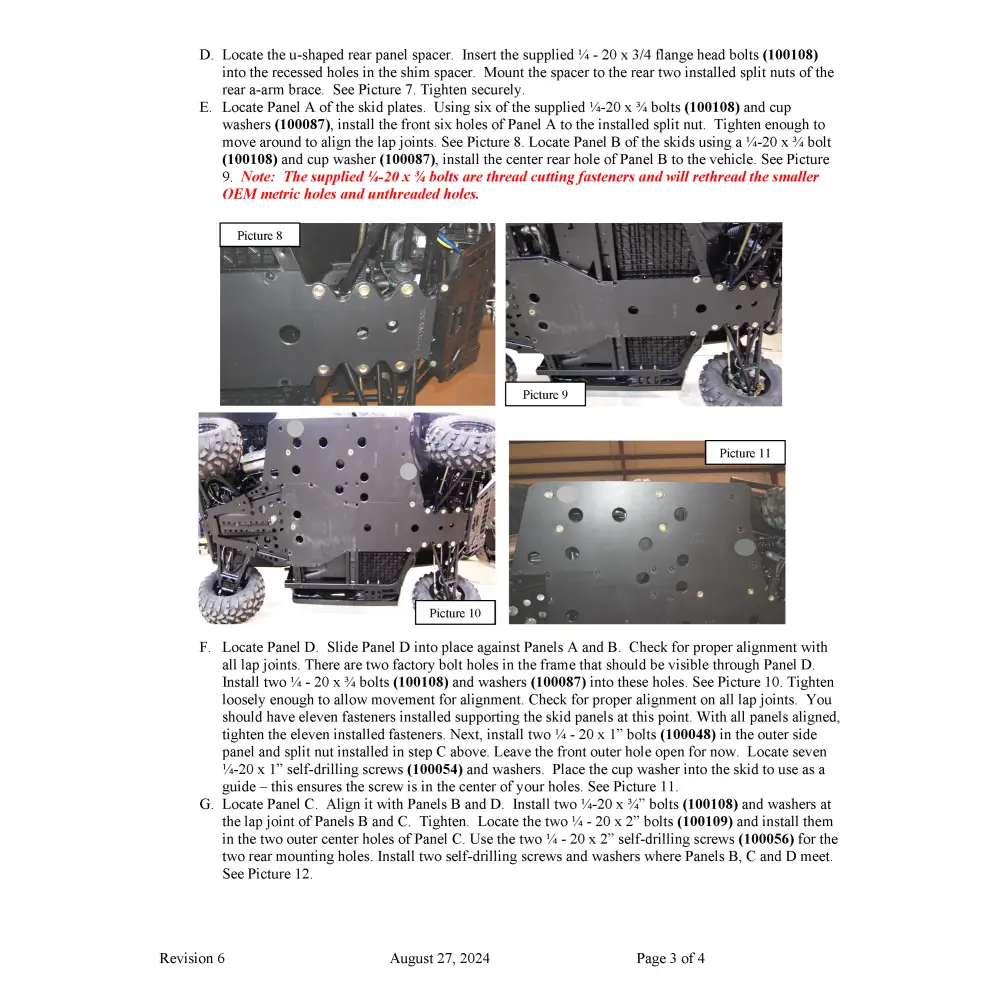 Trail Armor Polaris Ranger XP 900 Ranger XP 1000 and Ranger Full Size XP 570 Full Skids with Sliders - Skid Plates