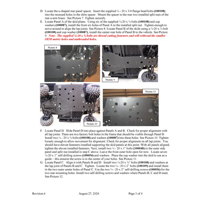 Trail Armor Polaris Ranger XP 900 Ranger XP 1000 and Ranger Full Size XP 570 Full Skids with Sliders - Skid Plates