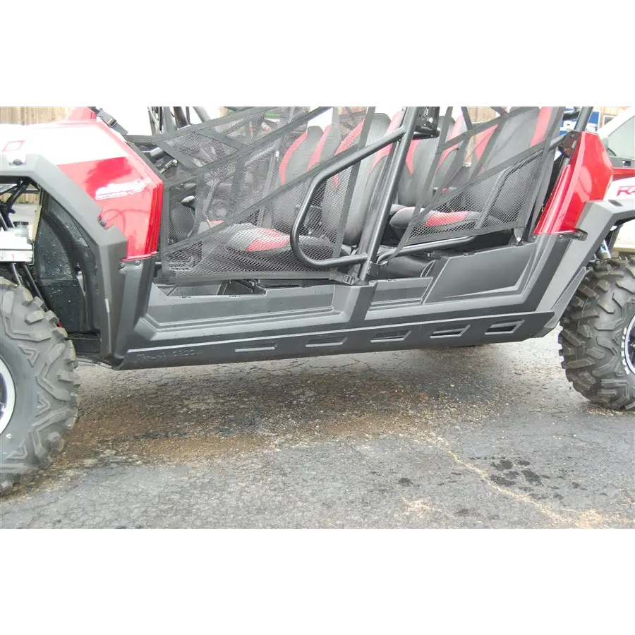 Trail Armor Polaris RZR 4 800 Skid Slider Nerfs 2008 - 2014 - Black - Skid Plates