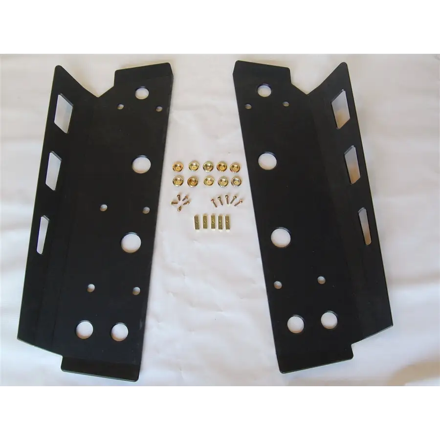 Trail Armor Polaris RZR 800 RZR 570 RZR 800 S RZR 800 XC RZR S 570 Slider Nerfs - BLACK / No, STANDARD rocker panels