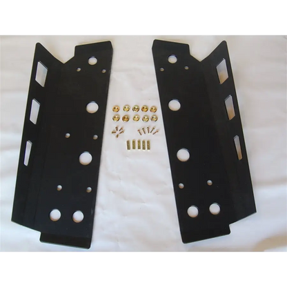 Trail Armor Polaris RZR 800 RZR 570 RZR 800 S RZR 800 XC RZR S 570 Slider Nerfs - BLACK / No, STANDARD rocker panels