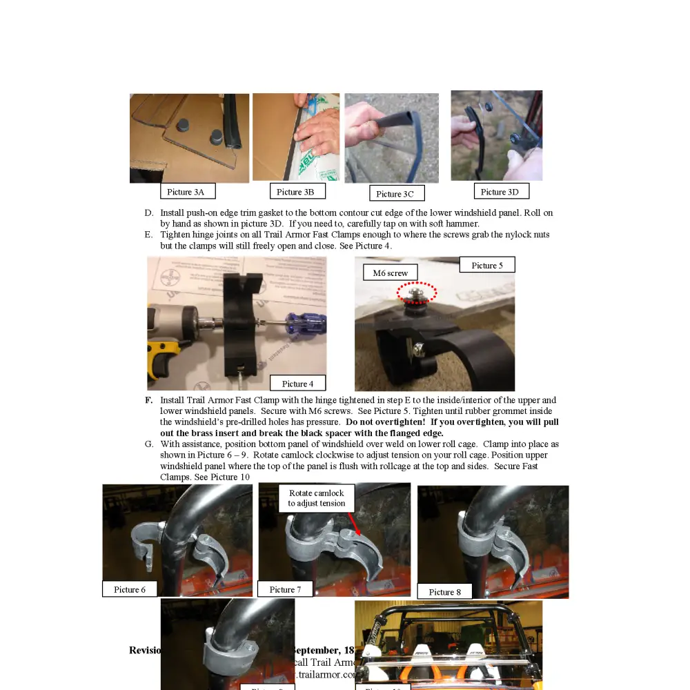 Trail Armor Polaris RZR 800 RZR S 800 RZR4 800 RZR XP 900 RZR4 XP 900 RZR 570 RZR S 570 CoolFlo Windshield with Fast