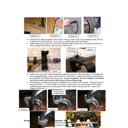 Trail Armor Polaris RZR 800 RZR S 800 RZR4 800 RZR XP 900 RZR4 XP 900 RZR 570 RZR S 570 CoolFlo Windshield with Fast