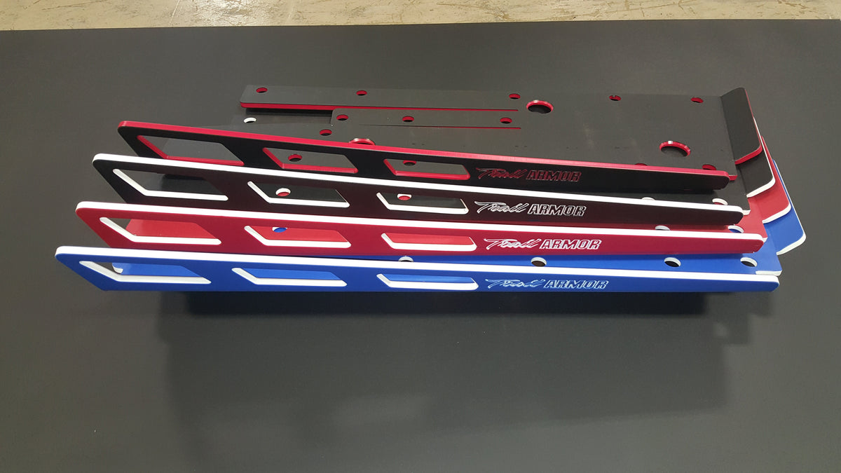 Trail Armor Polaris RZR Trail Trail S 900 and Trail S 1000 Full Skids with Slider Nerfs or Trimmed for Polaris Kick