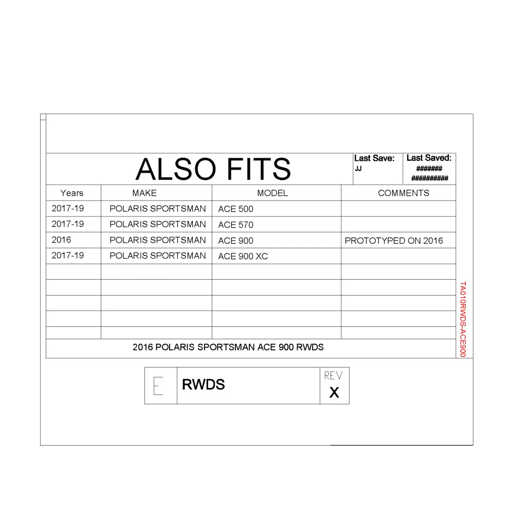 Trail Armor Polaris Sportsman ACE 900 500 570 900 XC Rear Window Dust Shield - Windshields