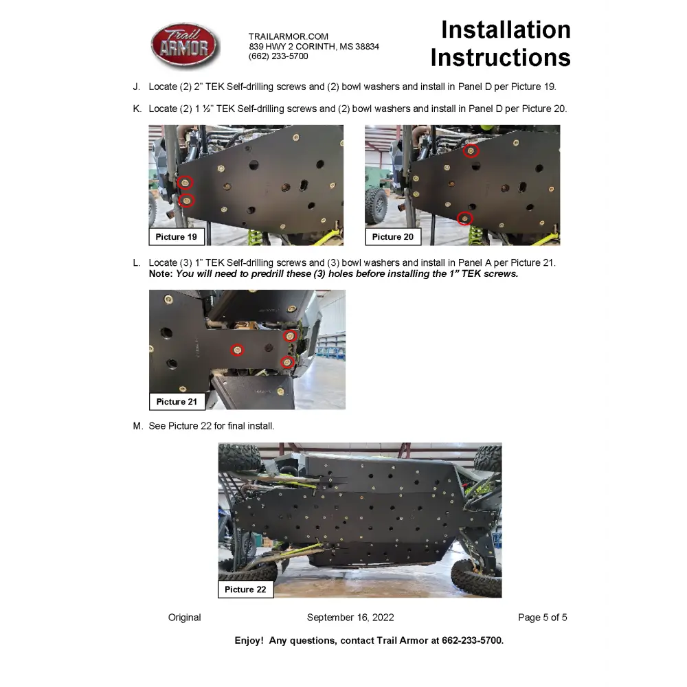 Trail Armor Polaris Turbo R 4 Full Skids with Standard or Trimmed Sliders - Skid Plates