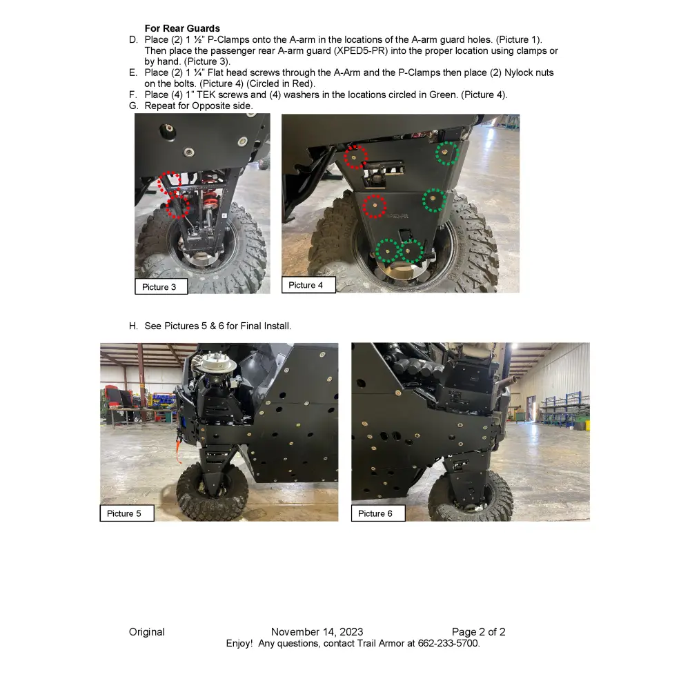 Trail Armor Polaris Xpedition XP XP 5 ADV 5 and ADV iMpact A-Arm Guards 2024 - A-Arm Guards