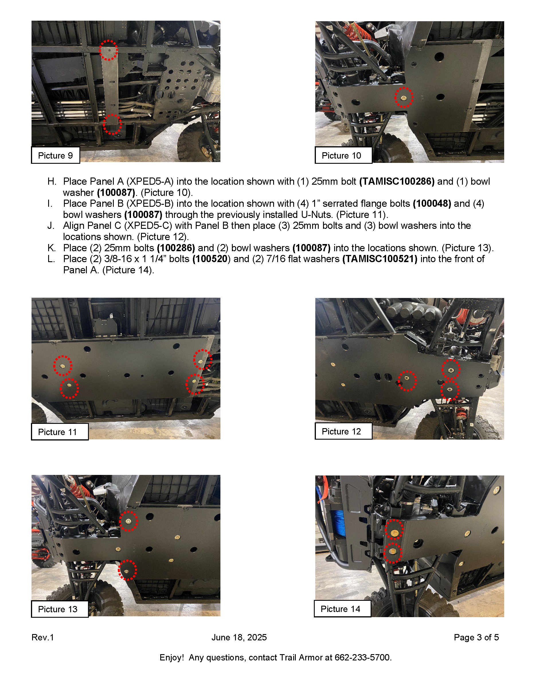 Trail Armor Polaris Xpedition XP 5 and ADV 5 Full Skids 2024 - 2025 - Skid Plates