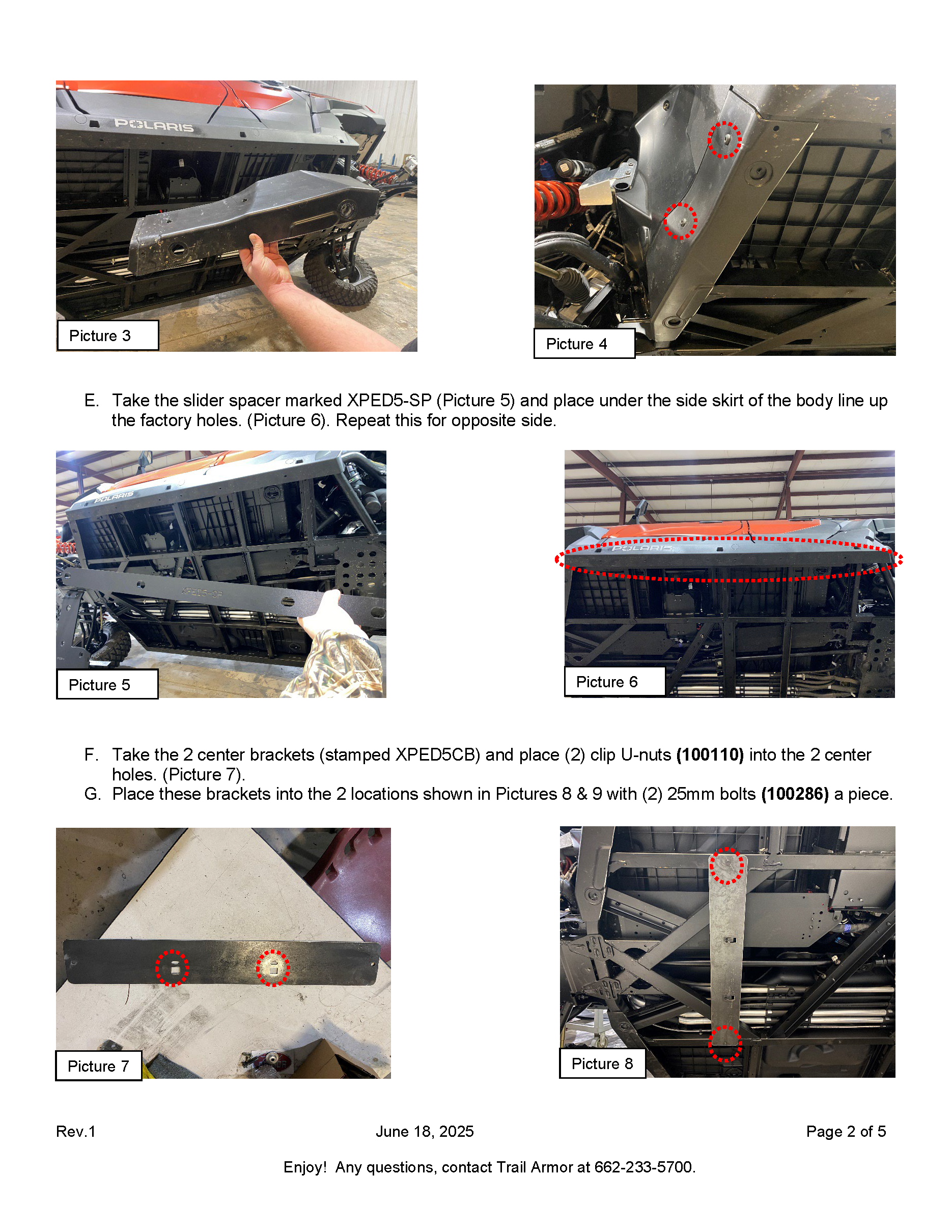 Trail Armor Polaris Xpedition XP 5 and ADV 5 Full Skids 2024 - 2025 - Skid Plates