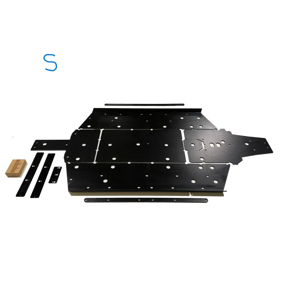 Trail Armor Polaris Xpedition XP 5 and ADV 5 Full Skids - BLACK / STANDARD - Skid Plates