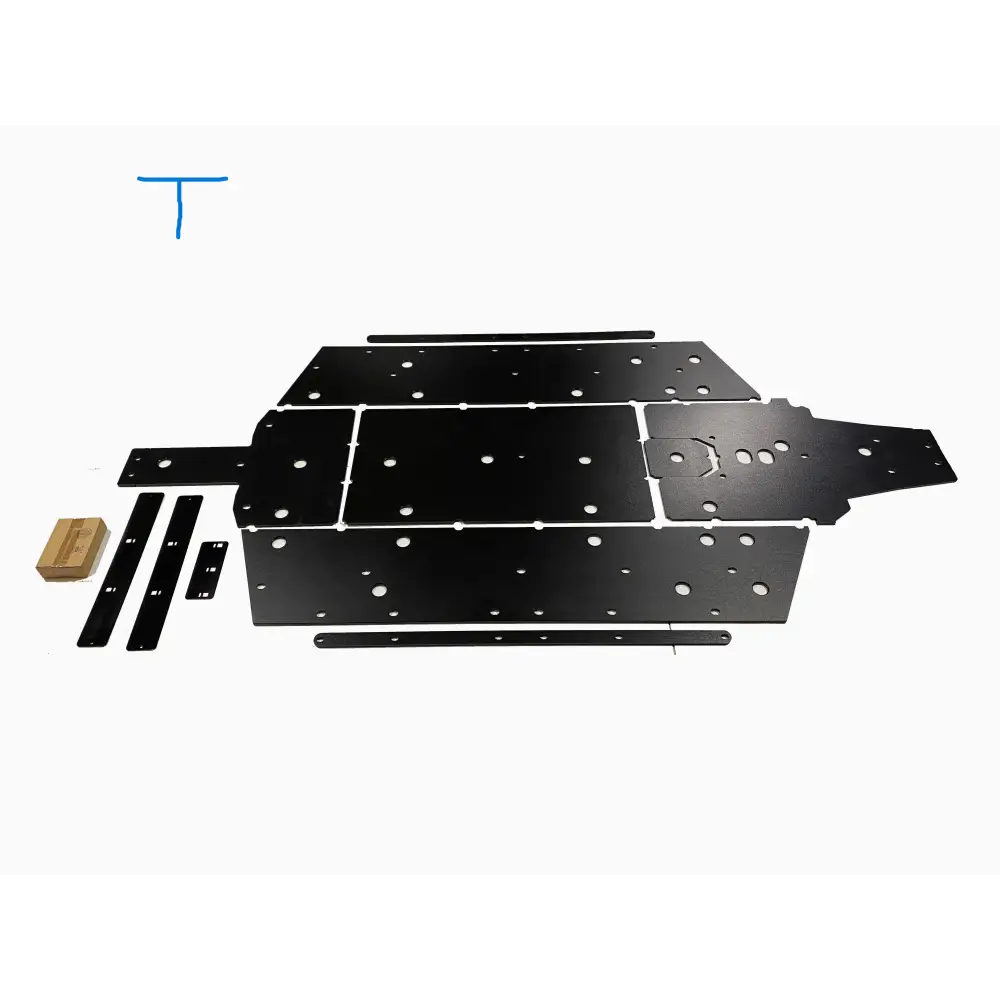 Trail Armor Polaris Xpedition XP 5 and ADV 5 Full Skids - BLACK / TRIMMED - Skid Plates