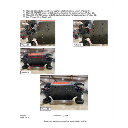 Trail Armor Polaris Xpedition XP 5 and ADV 5 Full Skids - Skid Plates