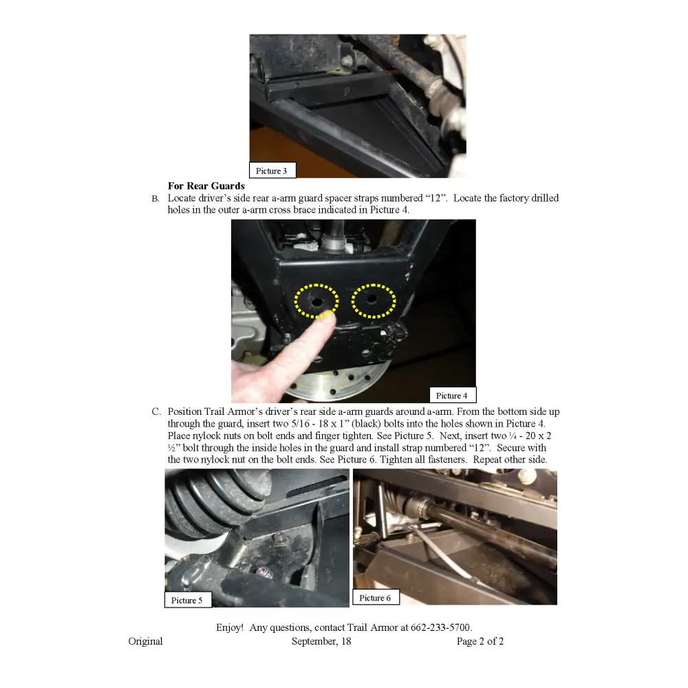 Trail Armor Ranger Full Size Economy 570 and Ranger Full Size Economy 570 Crew Impact A-Arm Guards (has STRUTS) - A-Arm