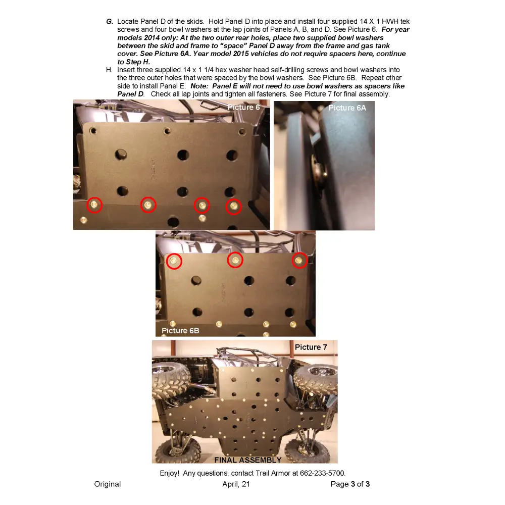 Trail Armor Ranger Midsize 570 and Ranger Midsize 500 Full Skids - Skid Plates